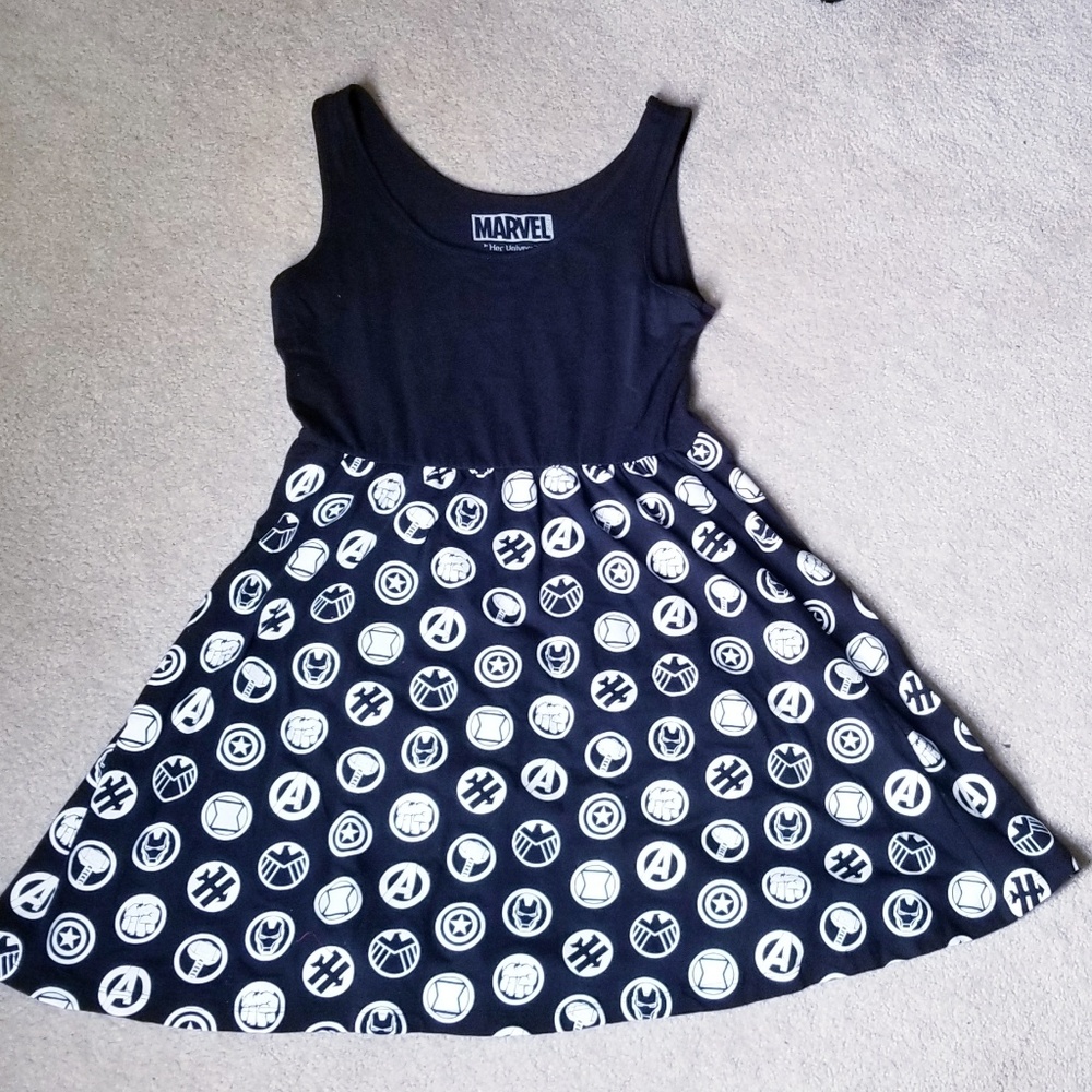 Marvel Her Universe Avengers Dress Black